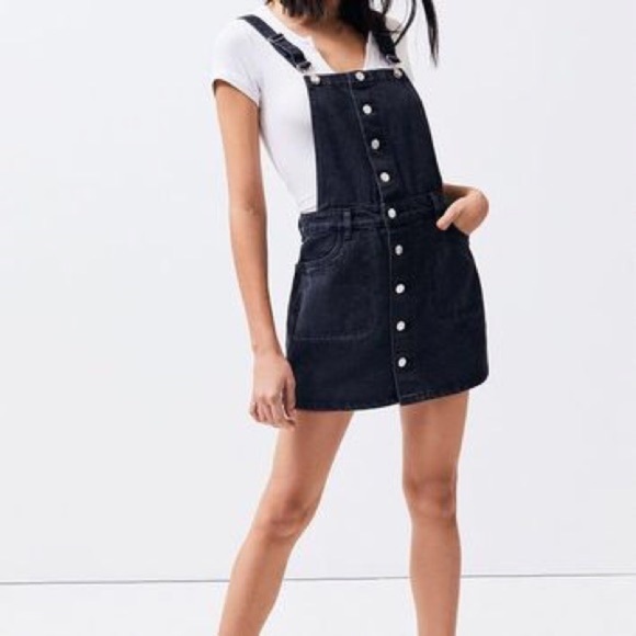 Pacsun Denim Overall‎ Mini Dress Size Small - Picture 1 of 10